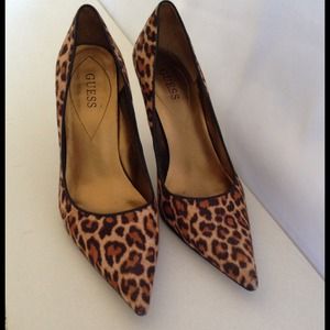 Guess Leopard Print Pumps