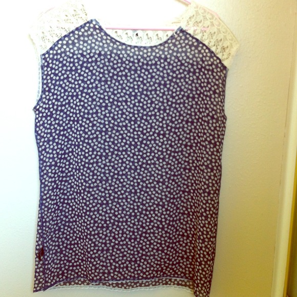 Polka dot top