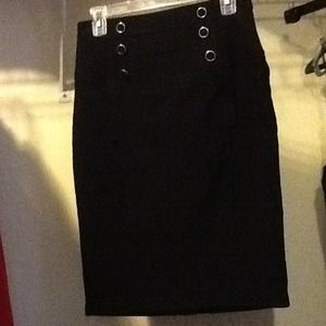 BCX Black high waisted skirt