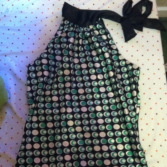 Tie around neck shirt