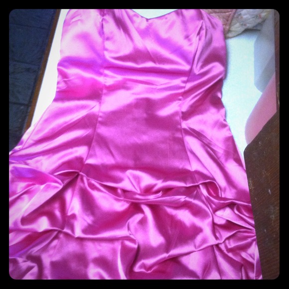 Pretty Pink Strapless Cocktail Dress. So cute