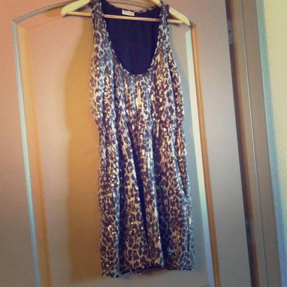 Rodarte Leopard Sequin Dress
