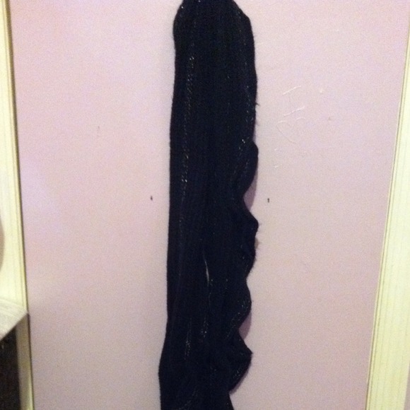 Bundle- 2 fashion scarves. Black & purple