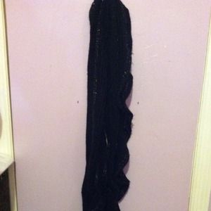 Bundle- 2 fashion scarves. Black & purple