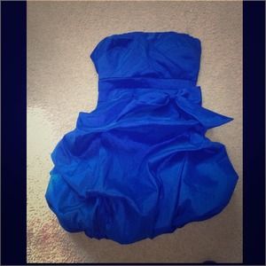 Navy blue prom dress