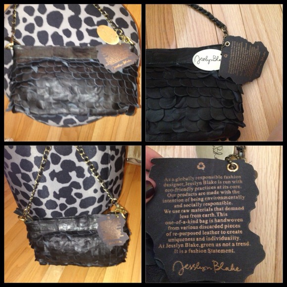 Jesslyn Blake Eco-Friendly leather handbag.