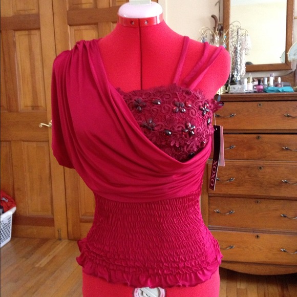 PRICE DROP!  NWT "hypnotic" night out shirt!