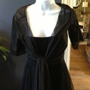 Cache' shear sleeved wrap