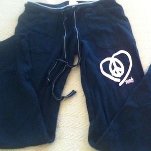 Xs vs pink black pj pants