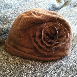 Brown Acrylic Hat