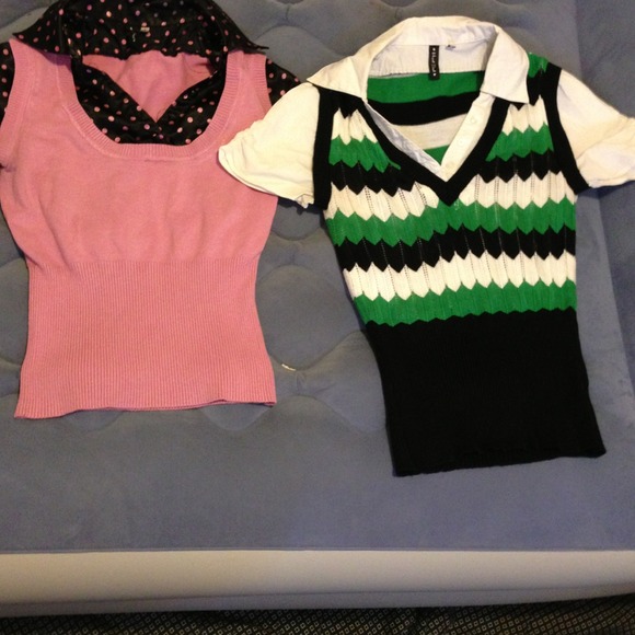 2 dress shirts.