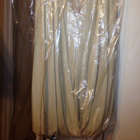 Bebe Gold Dress - Picture 2 of 3