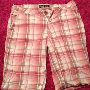 Plaid shorts