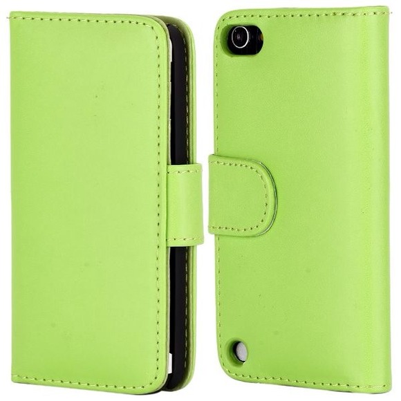 Macha Green Wallet Card Case for iPod Touch 5