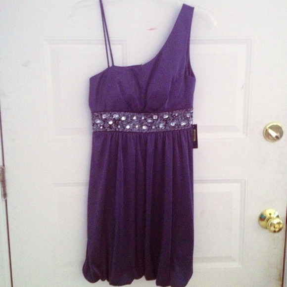 Jeweled Gray Prom Dress