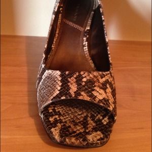 **Reserved**** Tahari snake print heels!