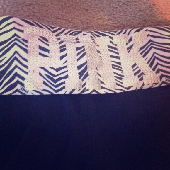 Victoria's secret zebra yoga pants XS