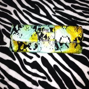 Express multi-colored clutch