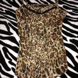 Guess leopard blouse