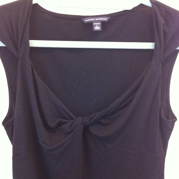 BUNDLED: Banana Republic black stretch tee - Picture 2 of 2