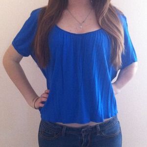Royal blue top. Never worn.