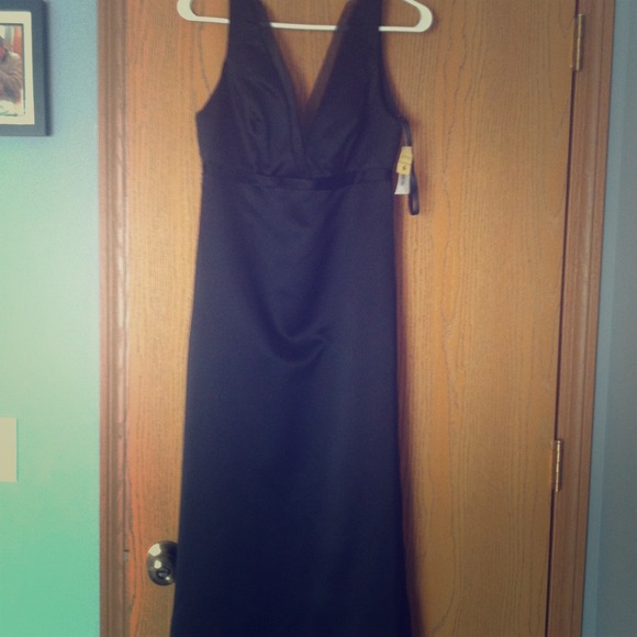 🎉Long Black Bridesmaid Dress