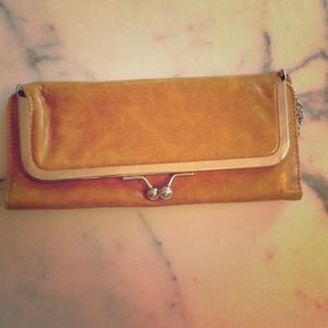 Mustard yellow colored urban outfitters wallet