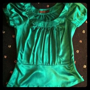 The Limited green blouse