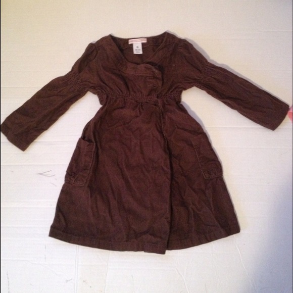✨CUTE BROWN CORDUROY DRESS FOR INFANT