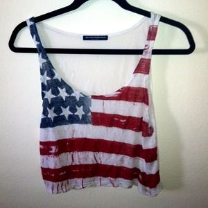 Brandy Melville American Flag top