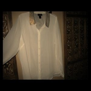 Bundle sheer with gold