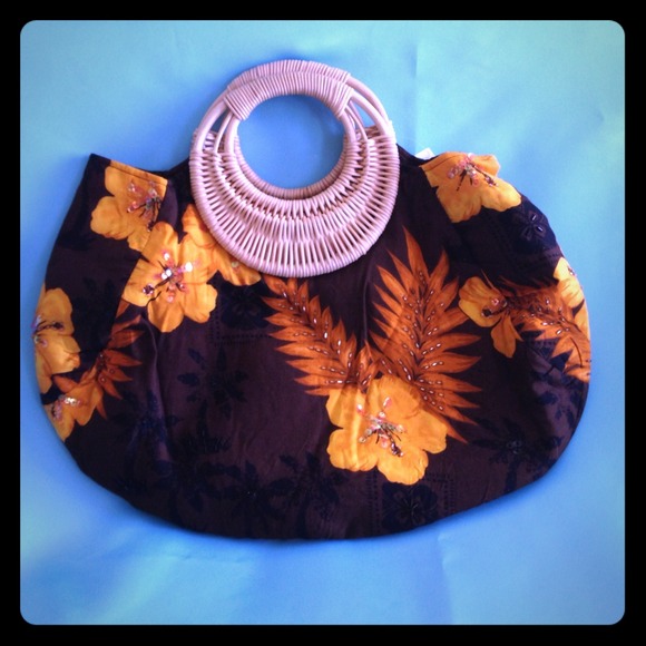 Cute Aloha Bag in Brown & Orange - Picture 1 of 1