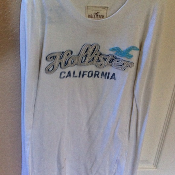 White Hollister long sleeve