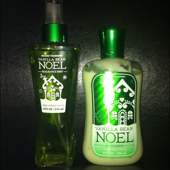 Bath and body works body spray lotion set