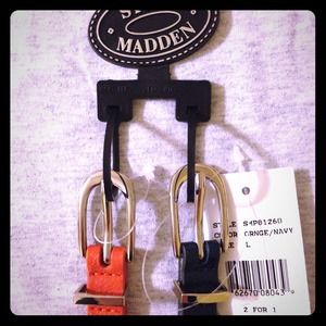 Steve Madden 2 for 1 Leather Belts