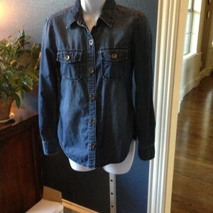 Banana republic chambray denim shirt