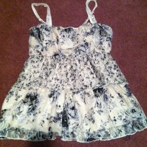 Floral shirt/tanktop
