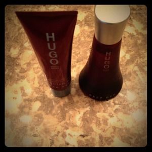 Hugo Boss "Deep Red" lotion & perfume!