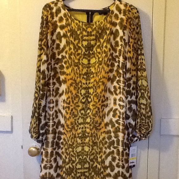 Leopard dress size m