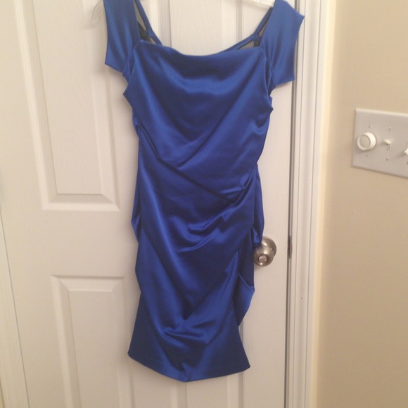 Blue dress. Never worn.