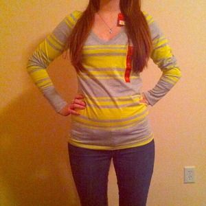 Striped Long Sleeve. NWT. Never Worn.