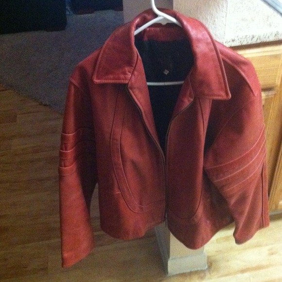 Heavy leather jacket