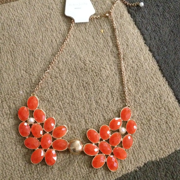 ❌SOLD!❌ Fashion jewelry, orange collar necklace