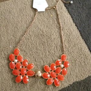 ❌SOLD!❌ Fashion jewelry, orange collar necklace