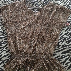 Bundled Leopard print top