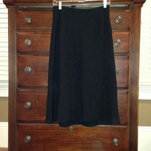 Bundled. Ann Taylor Black 100% Wool Long Skirt