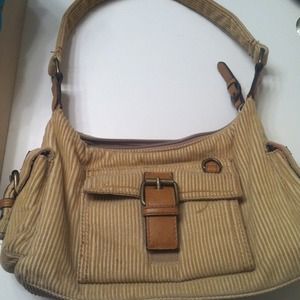 Corduroy purse