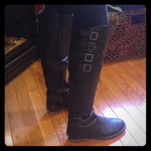 Steve Madden Miidori Black Boots