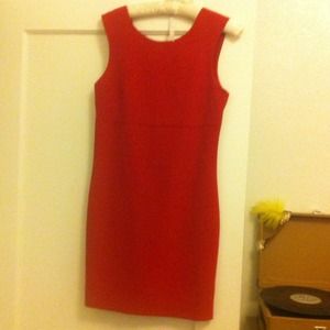 Slimming Red Cocktail Dress