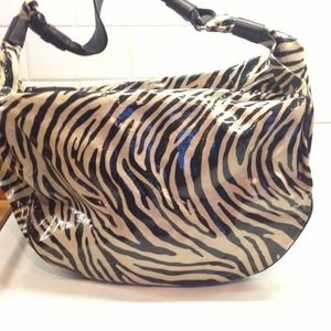 Zebra print Kate Spade shoulder bag